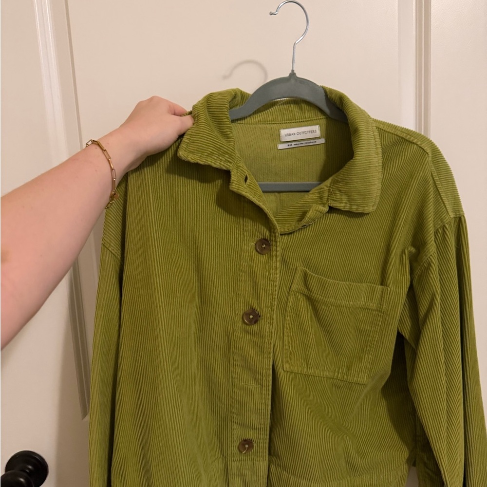 Urban Outfitters Olive Corduroy Jacket